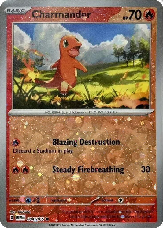 Charmander (004/165) (Cosmos Holo) [Miscellaneous Cards]
