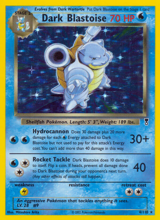Dark Blastoise (4/110) (WotC) (Theme Deck Exclusive) [Legendary Collection]